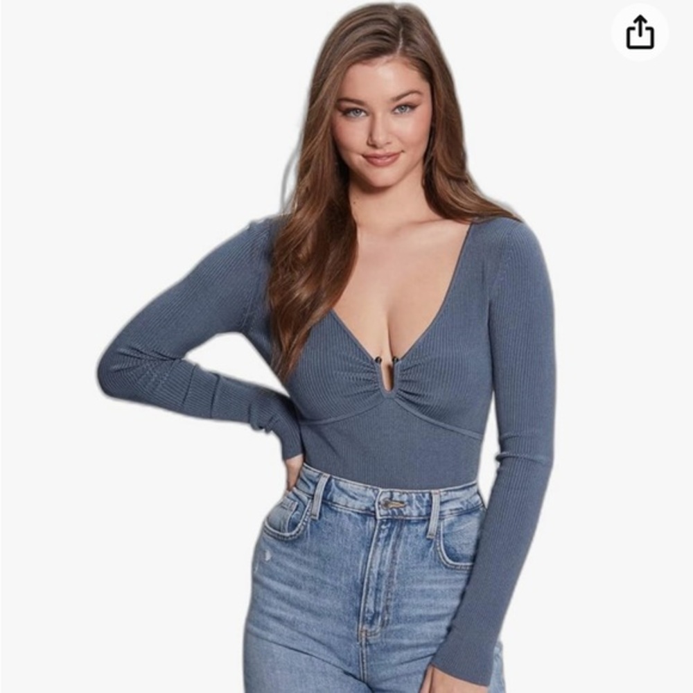 GUESS Women's Nicole Long Sleeve Sweater